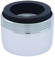 PLUMB PAK PP800-203LF 1-GPM Chrome 15/16 55/64-in Dual Thread Faucet Aerator