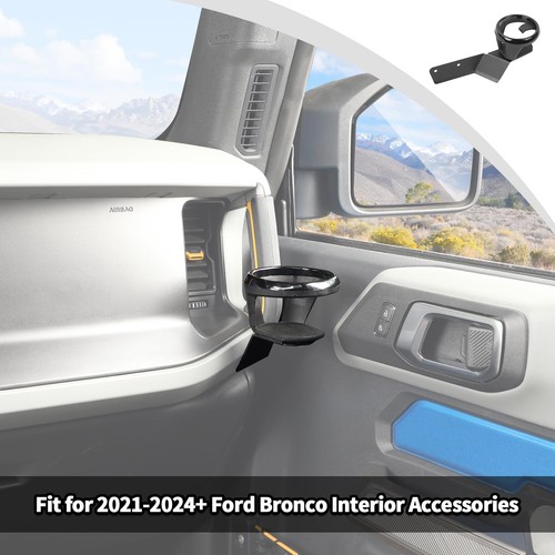 for Bronco Front Door Cup Holder Drink Holder on Driver's Right Side Beverage... - Picture 3 of 7