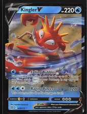 Kingler V 028/172 SWSH09: Brilliant Stars Ultra Rare Pokemon Card