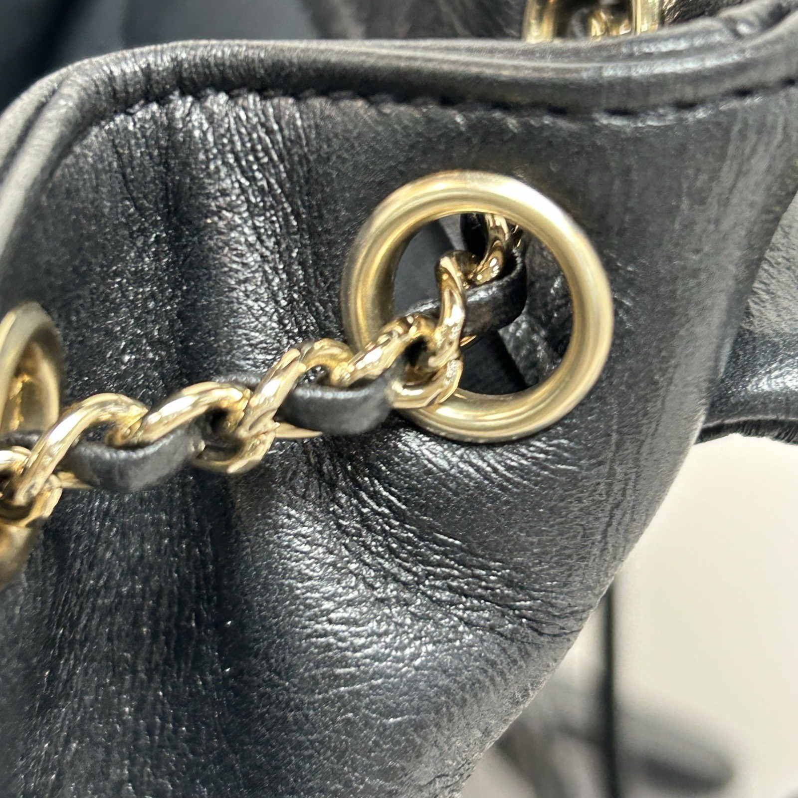 CHANEL Duma Drawstring Backpack Small 18cm Black … - image 24