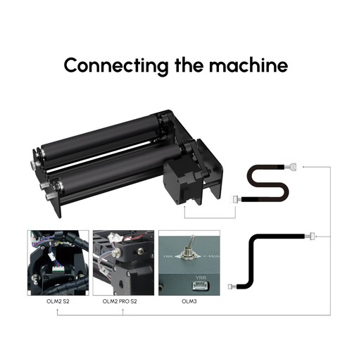 Ortur YRR 3.0 Rotary Roller Y-axis Rotary Attachment for Cylinder Engraving - Bild 6 von 12