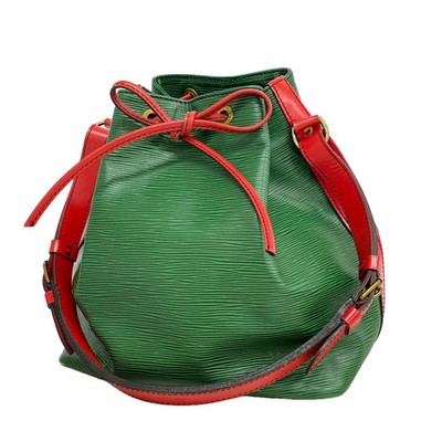 6Gc3376-K Louis Vuitton Shoulder Bag Epi Petit Noe M44147 Borneo Green/Castilian