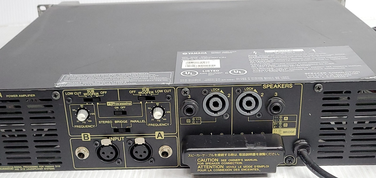 Yamaha P5000S Power Amplifier PA HEAD 500Watts Stereo 8ohms