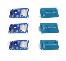 6Pcs Micro SD Storage Board Mciro TF Card Memory Shield Module SPI Blue