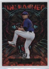 2025 Panini Donruss Unleashed Red Xplosion /99 Chase Dollander #9 0b3