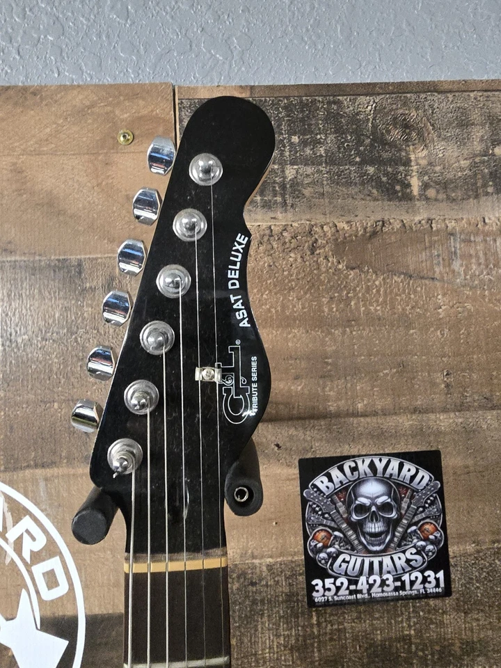 G&L  Deluxe Asat Tribute Series HH Tele Electric Guitar- Red  - Image 2 of 4