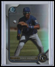 2022 Bowman Draft Daniel Vazquez Chrome Refractor #BDC-74