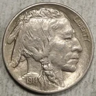 1914-D Buffalo Nickel, Almost Uncirculated+, Sharp Key Date   0118-01