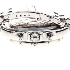 BREITLING CHRONOMAT A13358 39mm SS Black/Silver Automatic Chronograph Date #C406 5