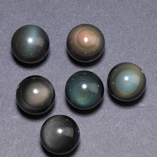 6-16mm Natural Rainbow Eye Obsidian Beads Round Loose DIY Jewelry Beads