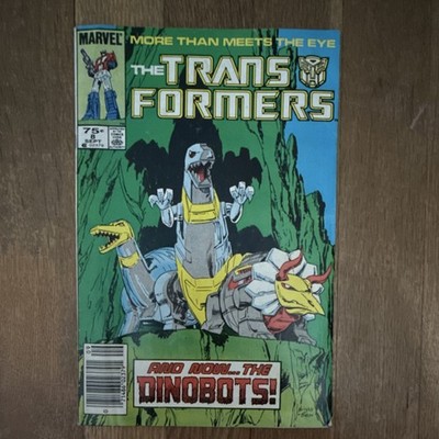 Marvel The Transformers #8 (1984) Copper Age Dinobots And Now... the Dinobots!