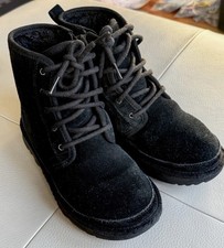 UGG Neumel BIG Kids Girls Boys Wool Lined Snow WinterBoots w/ Side Zipper Size 4