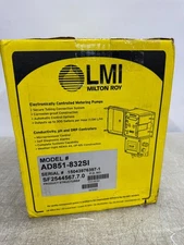 LMI MILTON ROY AD851-832SI Chemical Metering Pump, 1 GPH, 110 Psi, 120Vac Sealed