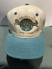 Preloved vintage Hard Rock Cafe Hat/1993 teal white
