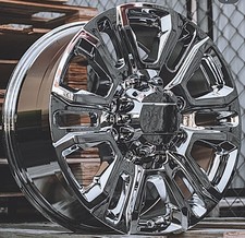 22 Chrome 5957 Oe Replica Wheels Fit 2024 Gmc Sierra 3500 Ultimate Denali 8x180