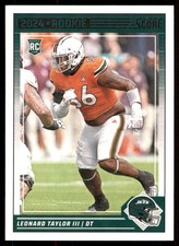 2024 Score - Rookies Leonard Taylor III #396 (RC)