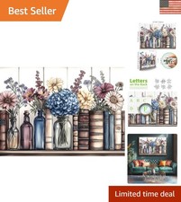 Elegant Vintage Floral 1000-Piece Jigsaw Puzzle for Adults - Artful Relaxation