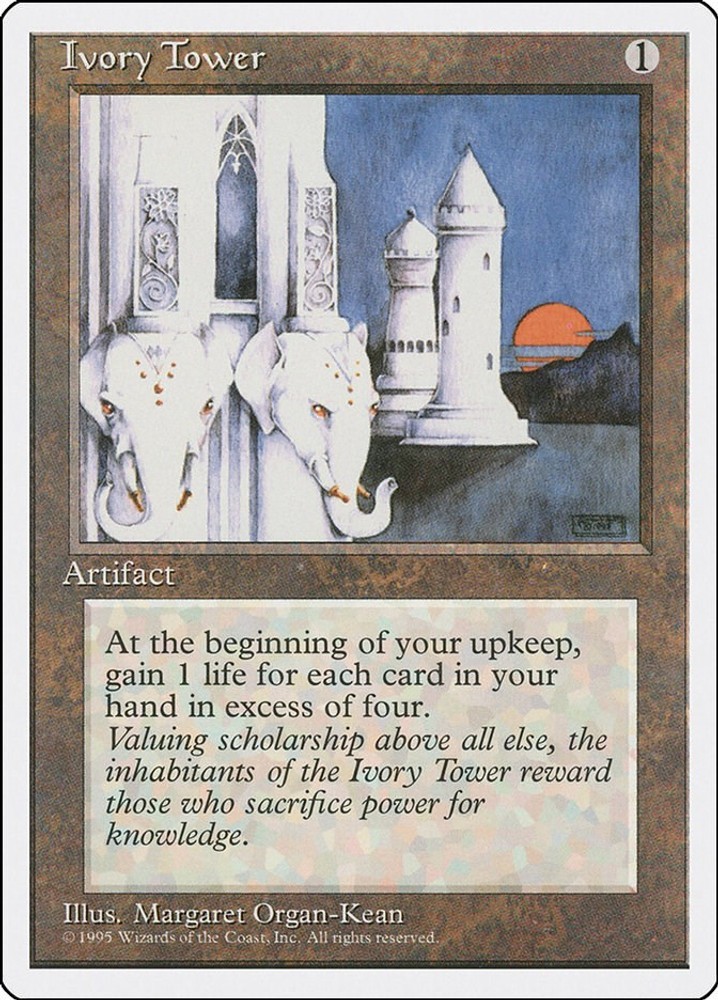 Ivory Tower #328 (HP) Fourth Edition (4ED) MTG