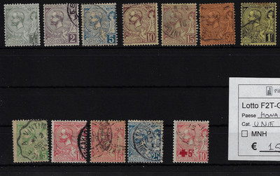 1891 - 1914 Monaco Effigy Prince Albert I Selection Various Numbers Used