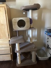 Cat Tree Tower for Cats Beige Multi-Level Cat Tower Cat Condo in Phoenix Arizona