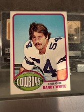 1976 TOPPS #424 RANDY WHITE DALLAS COWBOYS ROOKIE FOOTBALL CARD NM. rookie card picture