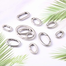 1PC Waterproof No Tarnish Stainless Steel Push Clasps Connector Finding SSF18