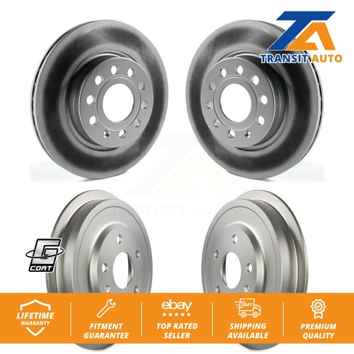 Front Rear Disc Brake Rotors Drums Kit For Volkswagen Jetta KG-101460 - Picture 1 of 11