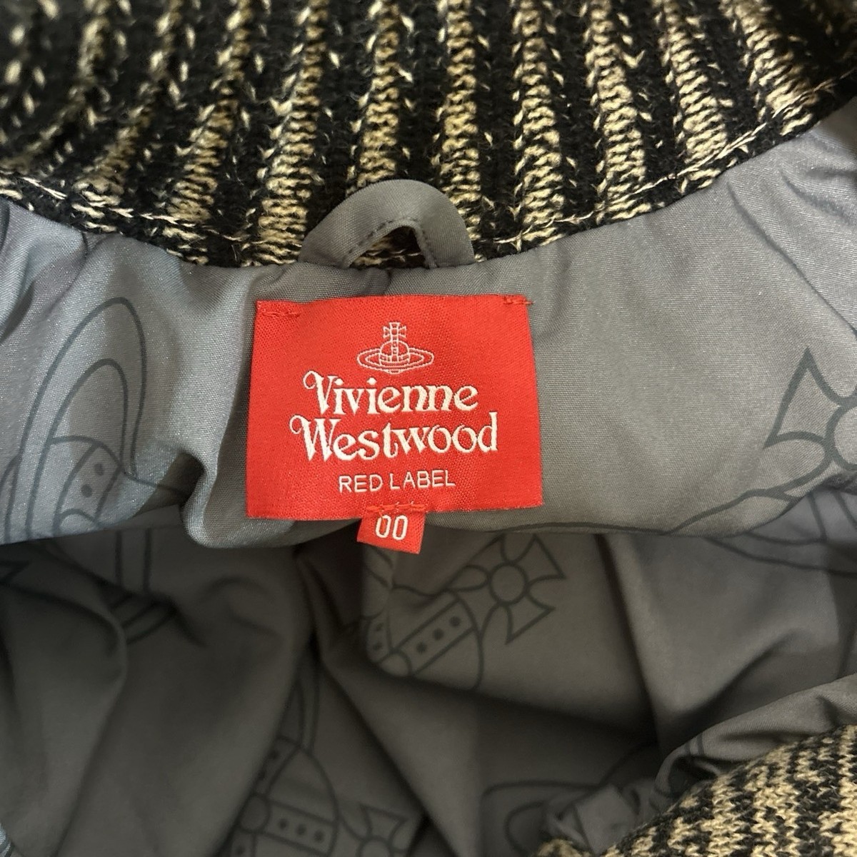 Vivienne Westwood red label Knitted sweater zip up Jacket 00size