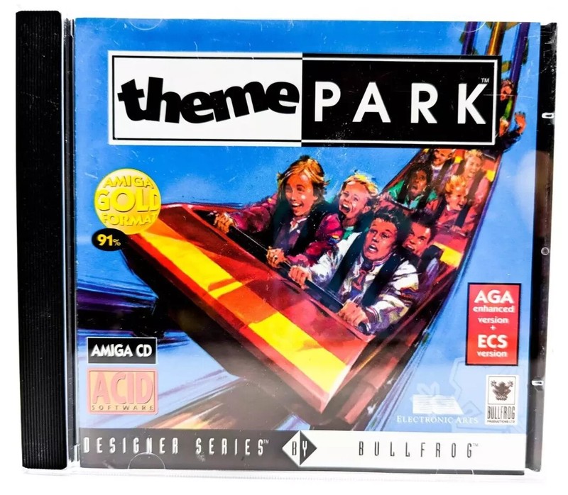Retro Game Theme Park for Commodore Amiga CD. New!
