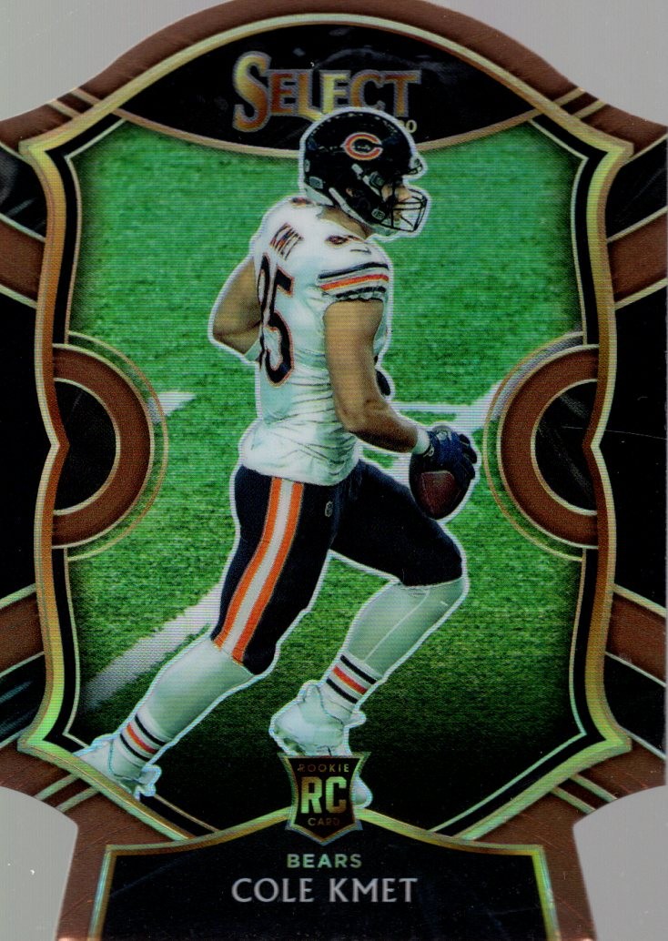 2020 Select Prizm Copper Die Cut #74 Cole Kmet /355 - FB