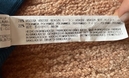 Zara Rollkragen Pullover Langarm Türkis Stretch Herren Gr. S " - Bild 3 von 5