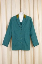 JUNIOR GAULTIER Jacket and Skirt Set Green Size 40