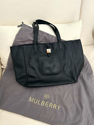 Mulberry Black Tessie Tote & Dust Bag