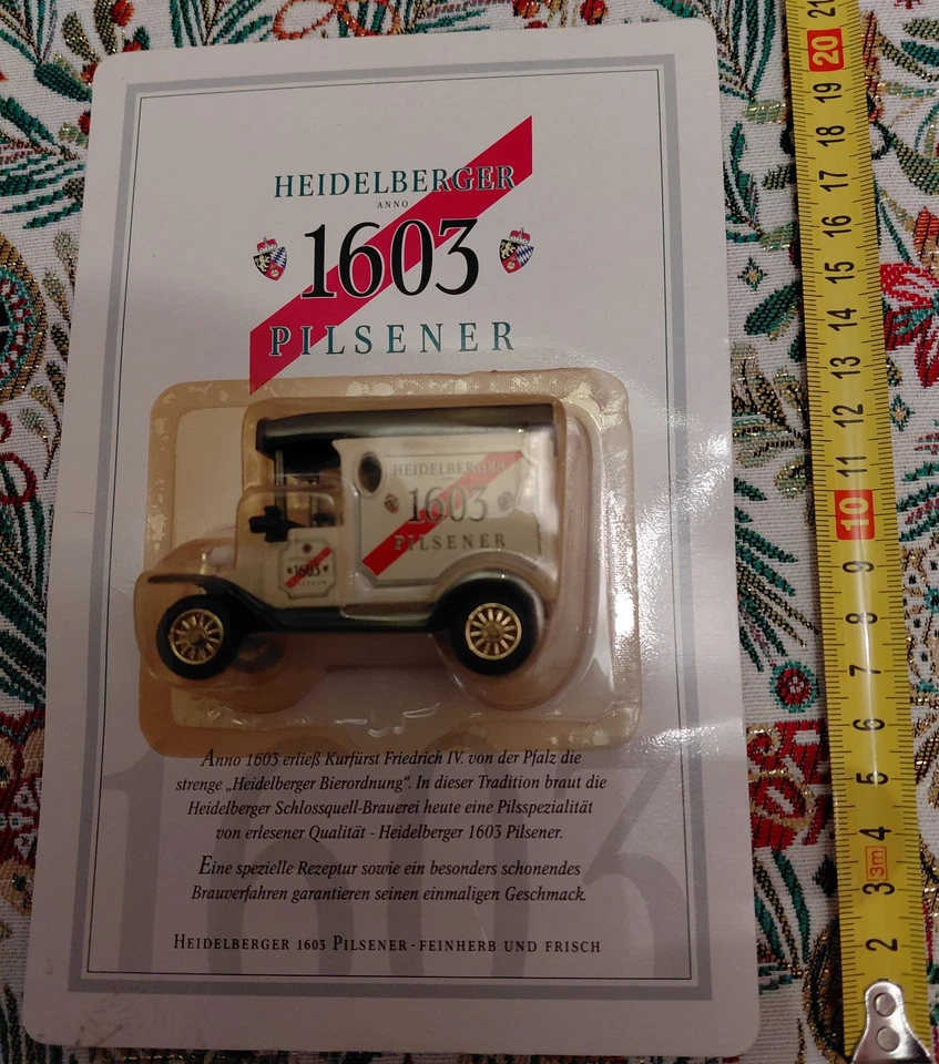 Camion de livraison Brasserie Heidelberger 1603 Pilsener echelle 1/43 neuf - Photo 1/3