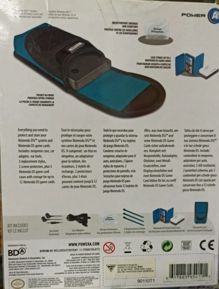 Nintendo DSi Starter KIT -Borsa in Neoprene. Custodie per i giochi. 3 pennini. - Immagine 2 di 3