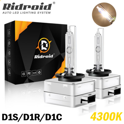 2 X D1C D1S D1R 4300K White HID Xenon Headlight Light Bulbs OEM Replacement Lamp