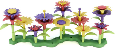 Build-A-Bouquet, 4C - 44 Piece Pretend Play, Motor Skills, Building and Stacking