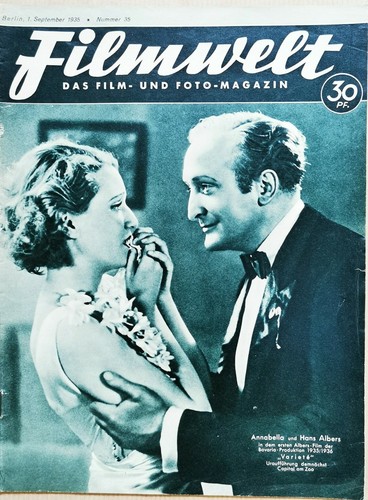 Filmwelt - Das Film- und Foto-Magazin, 01. September 1935, (35/35), Hans Albers