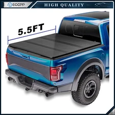 ECCPP Hard 3-Fold Truck Bed Tonneau Cover For 04-20 Ford F150 5.5ft Bed