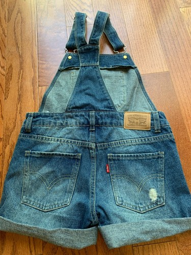 Levi's® Girls Size Regular 8 Denim Shortalls - Picture 4 of 8