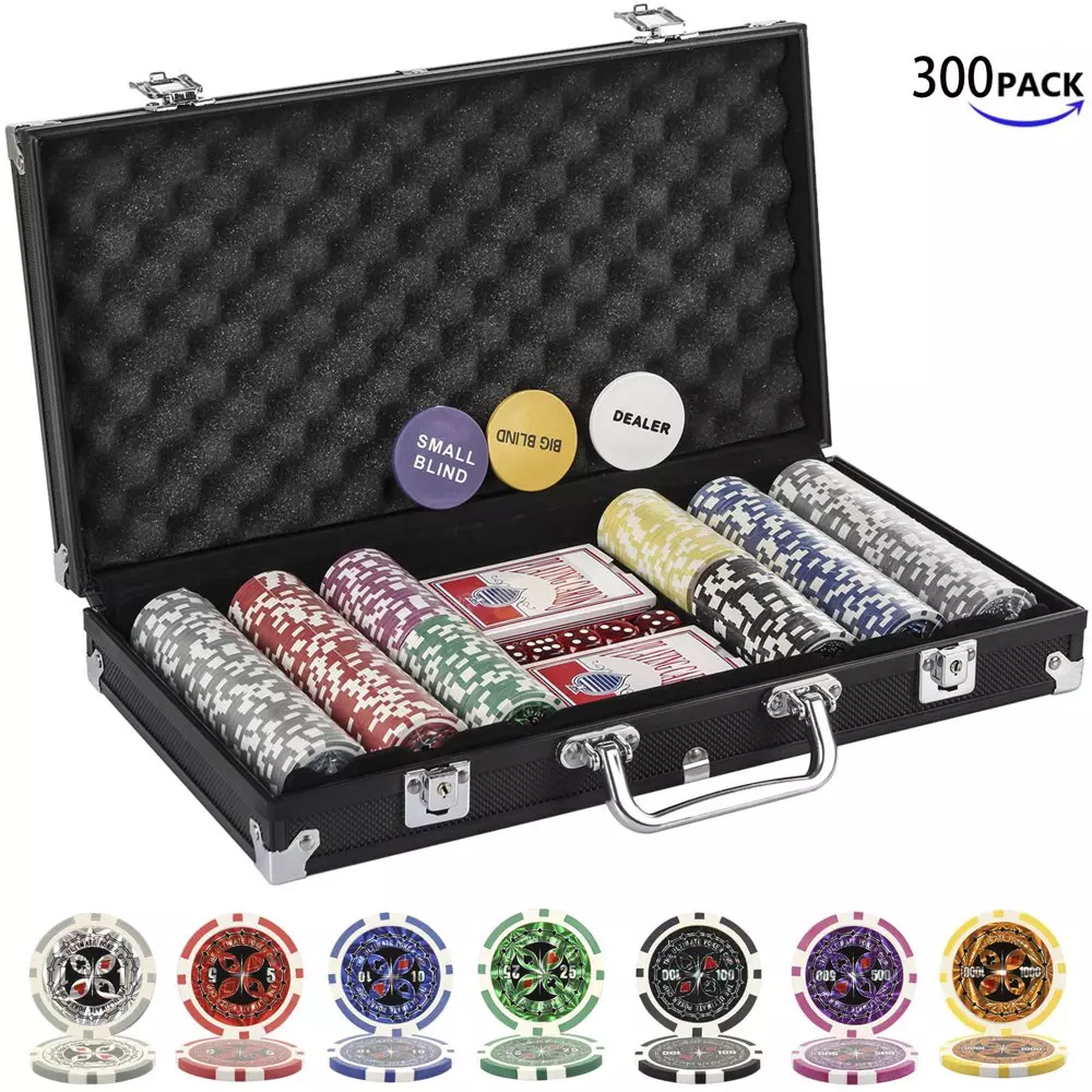 PCS Poker Chip Set Texas Dice Poker Chips- Casino Quality Chips | eBay