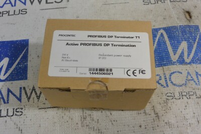 NEW PROCENTEC PROFIBUS DP Terminator T1 24V Non EX Redundant Power Supply