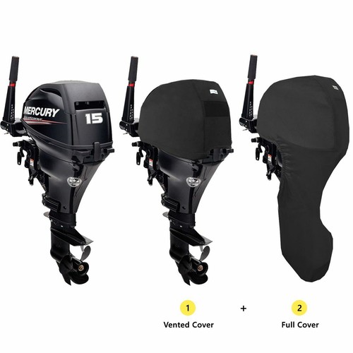 Oceansouth Outboard Cover for Mercury 4 STROKE 2CYL 333CC 15HP, 20HP (2018>) - Picture 11 of 12
