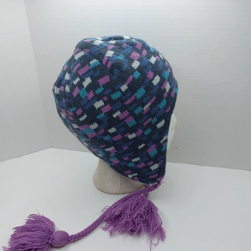 Columbia Sportwear Omniheat Youth Beanie Hat Cap Tassel - Image 4 of 4