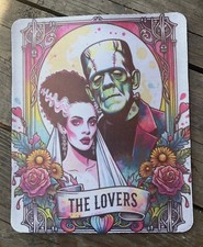 Frankenstein Mousepad, Bride Of Frankenstein Halloween Mousepad