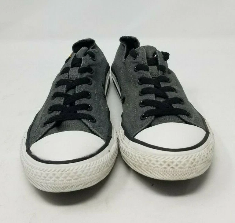 Sneaker Converse All Star Junior Doppia Lingua US 6 Grigio Metallizzato Note Musicali