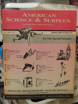 American Science & Surplus Catalog Vol 216 (February 2006) Store ...
