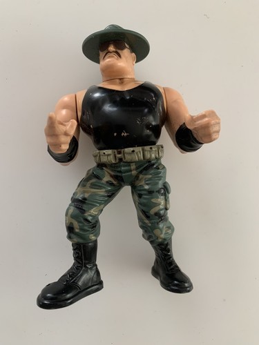 Sgt Slaughter Classic Rare Hasbro WWF WWE Wrestlin...