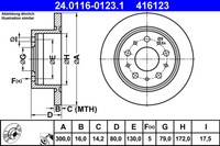 Bremsscheibe Citroen T. Jumper 2.2-3.0 HDI 06-