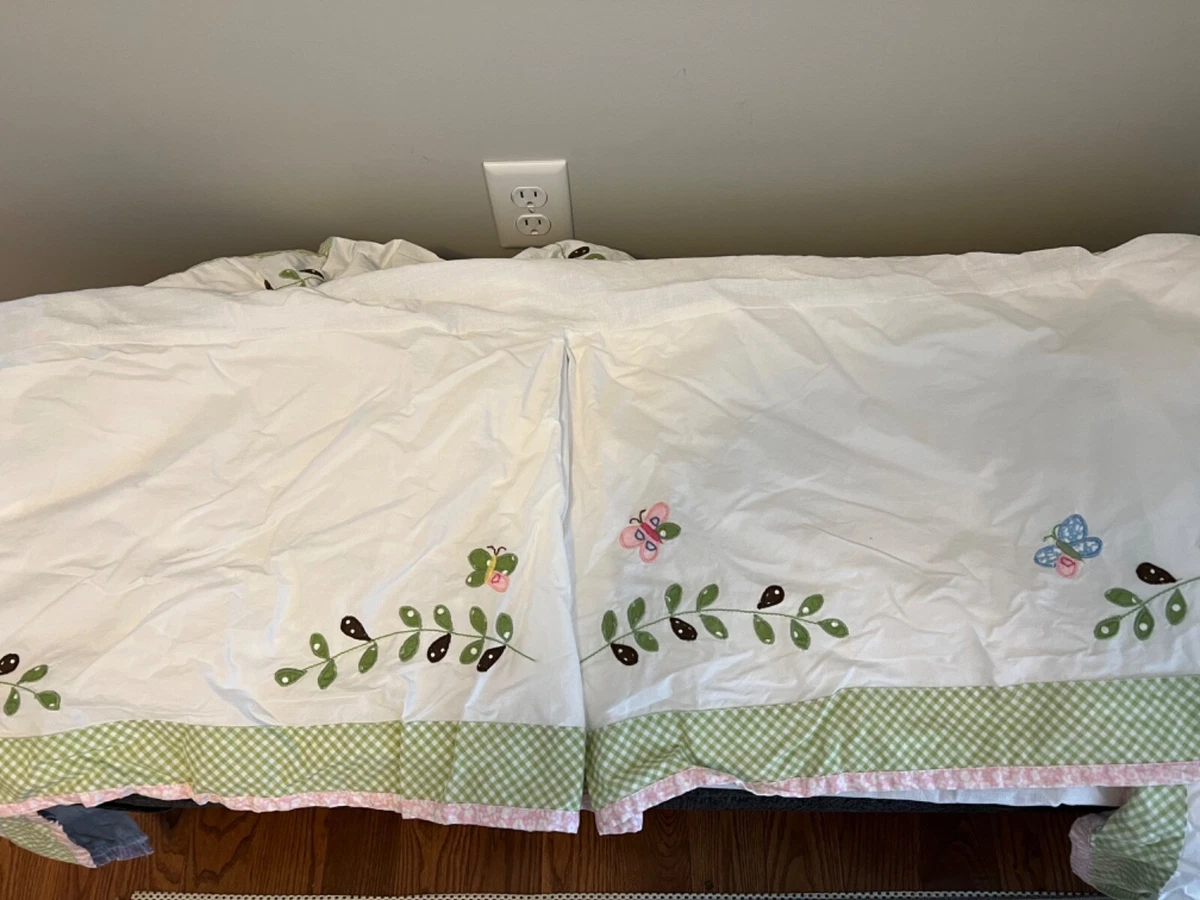 Pottery barn kids crib cheap skirt